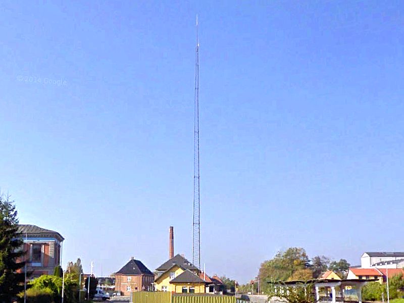 Billede af repeater OZ0RED mast